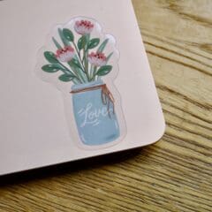 Sticker Bouquet de Coquelicot