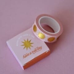 Masking Tape Gold Sun