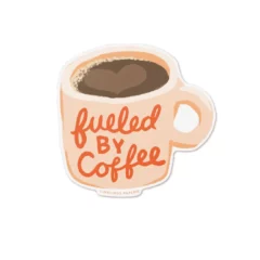 Sticker Fueled by Coffee