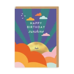 Carte Anniversaire Happy Birthday Sunshine