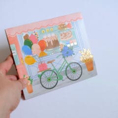 Carte Lumineuse Happy Birthday Patisserie