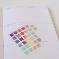 Stickers Shiny Pastels Tons Chauds
