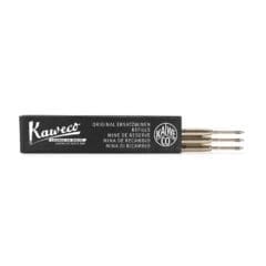 3 Recharges G2 Pointe Bille Noir pour Roller Kaweco
