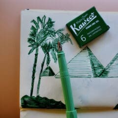 Cartouches Encre Kaweco Palm Green