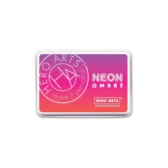 Tampon Encreur Ombré Neon Red To Purple