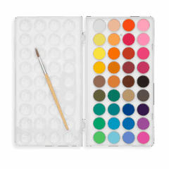 Palette peinture multicolore