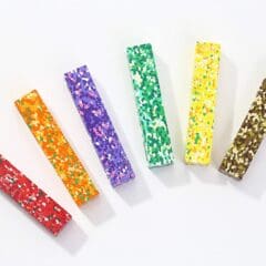Pastels Confettis Multicolores Légumes