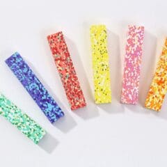 Pastels Confettis Multicolores Fruits