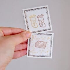Tampon Japonais Boite de chocolats