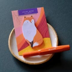 Sticky Notes Fox Die Cut