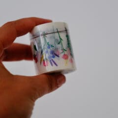 Masking Tape Guirlande de Fleurs prédécoupée