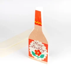 Carte Anniversaire Champagne Rosé