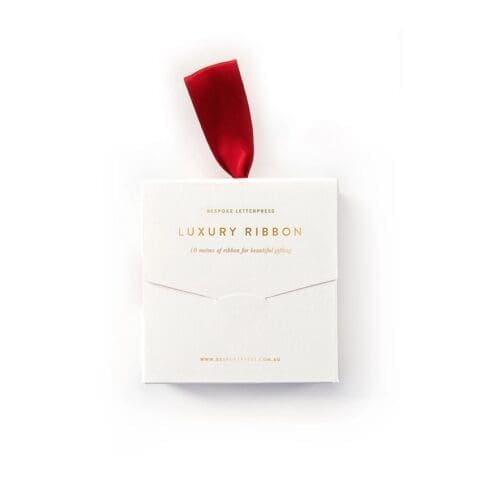 Ruban Rouge Satin Bespoke