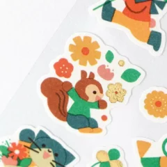 Stickers Animaux Seventy Fleuri