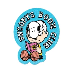 Sticker Snoopy's Book Club