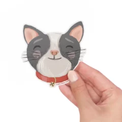 Sticker Black & White Cat