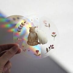 Sticker de Fenêtre / Rainbow Maker : Cat Lover