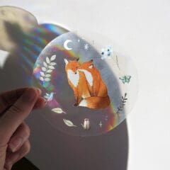 Sticker de Fenêtre / Rainbow Maker : Fox Lovers