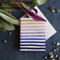 Carte Sympathy Stripes