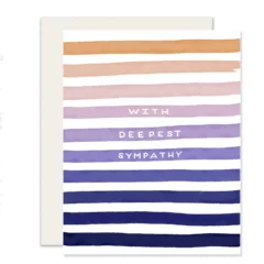 Carte Sympathy Stripes