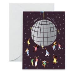 Carte Anniversaire Disco Ball