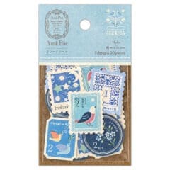 Stickers Timbres Antiquités Bleus