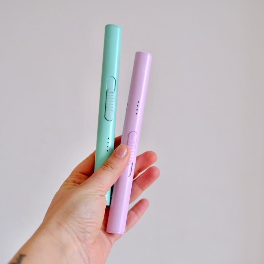 Briquet Sans Flamme Lilas – Image 2