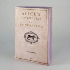 Carnet-Livre Alice in Wonderland