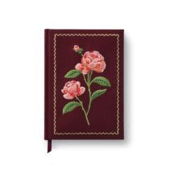 Cahier Brodé Rose d'Automne