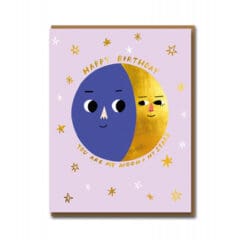 Carte Anniversaire You Are My Moon My Stars