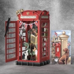 Carte Pop Up - La Cabine Telephonique Anglaise