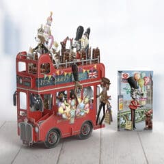 Carte Pop Up - London Bus d'Anniversaire
