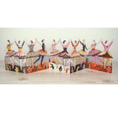Carte Concertina Danseuses d'Automne