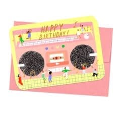 Carte Anniversaire Boombox