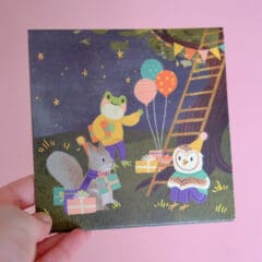 Carte Lumineuse Cabane dans les Arbres
