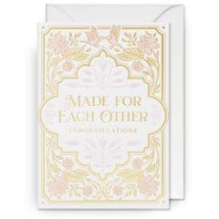Carte Mariage Made for Each Other