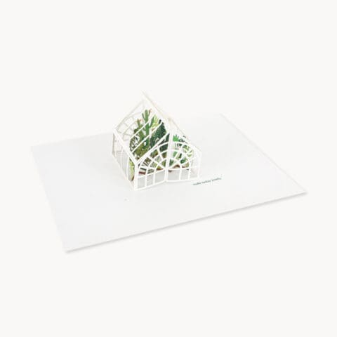 Carte pop-up Serre