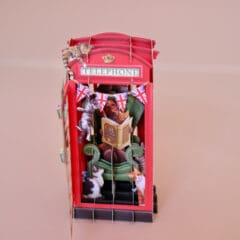 Carte Pop Up - La Cabine Telephonique Anglaise