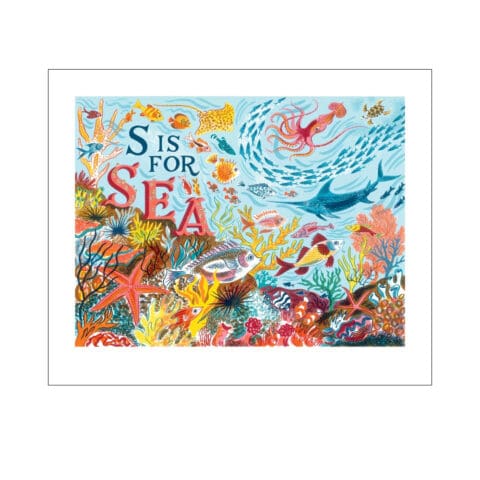 Carte de voeux Alphabet S for Sea