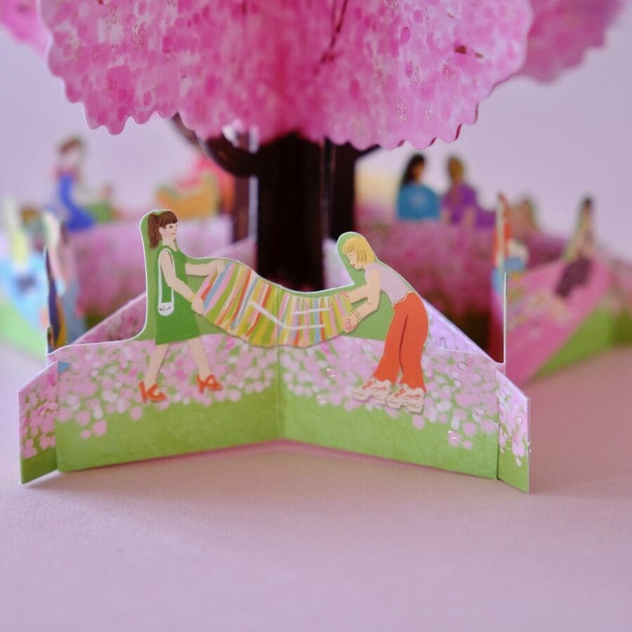 Carte Pop Up Cerisier En Fleurs – Image 9