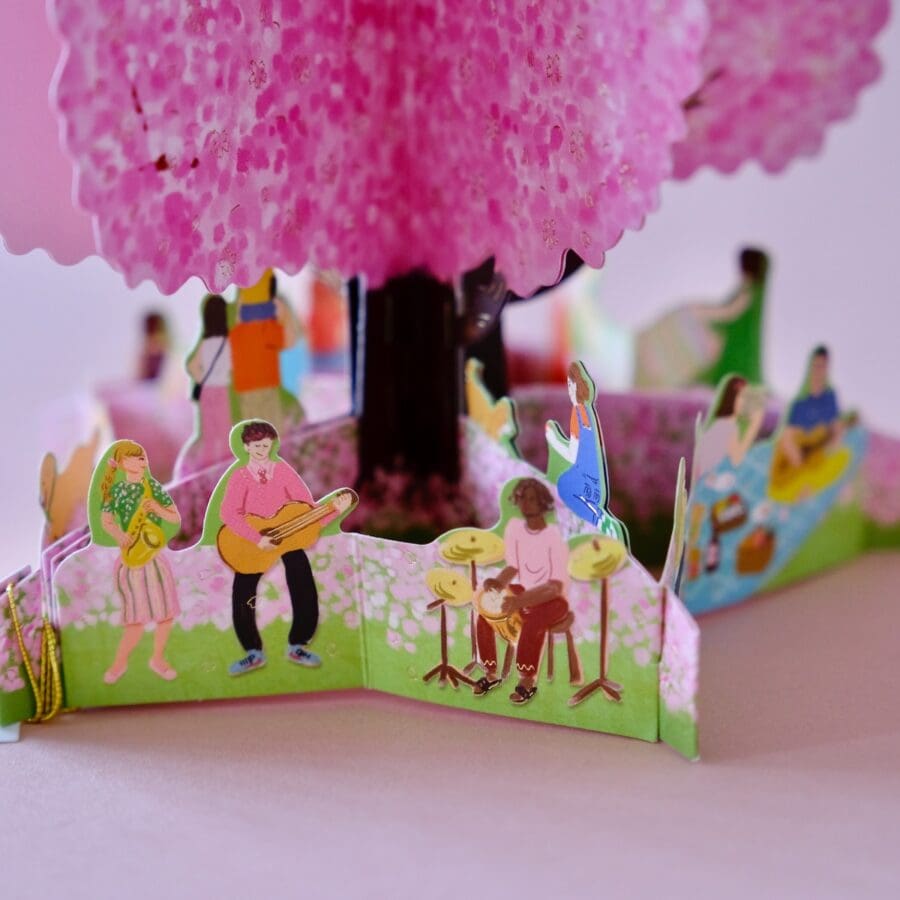Carte Pop Up Cerisier En Fleurs – Image 6