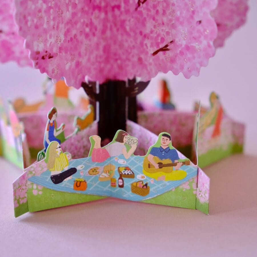 Carte Pop Up Cerisier En Fleurs – Image 5