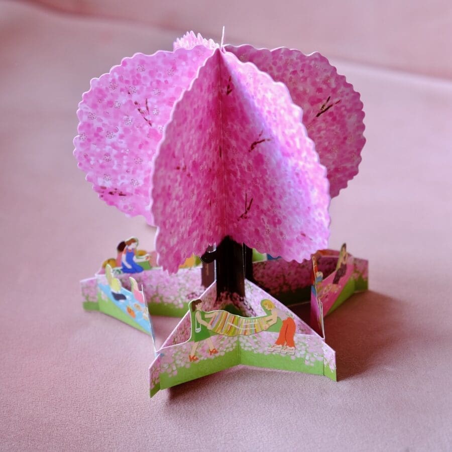 Carte Pop Up Cerisier En Fleurs – Image 2