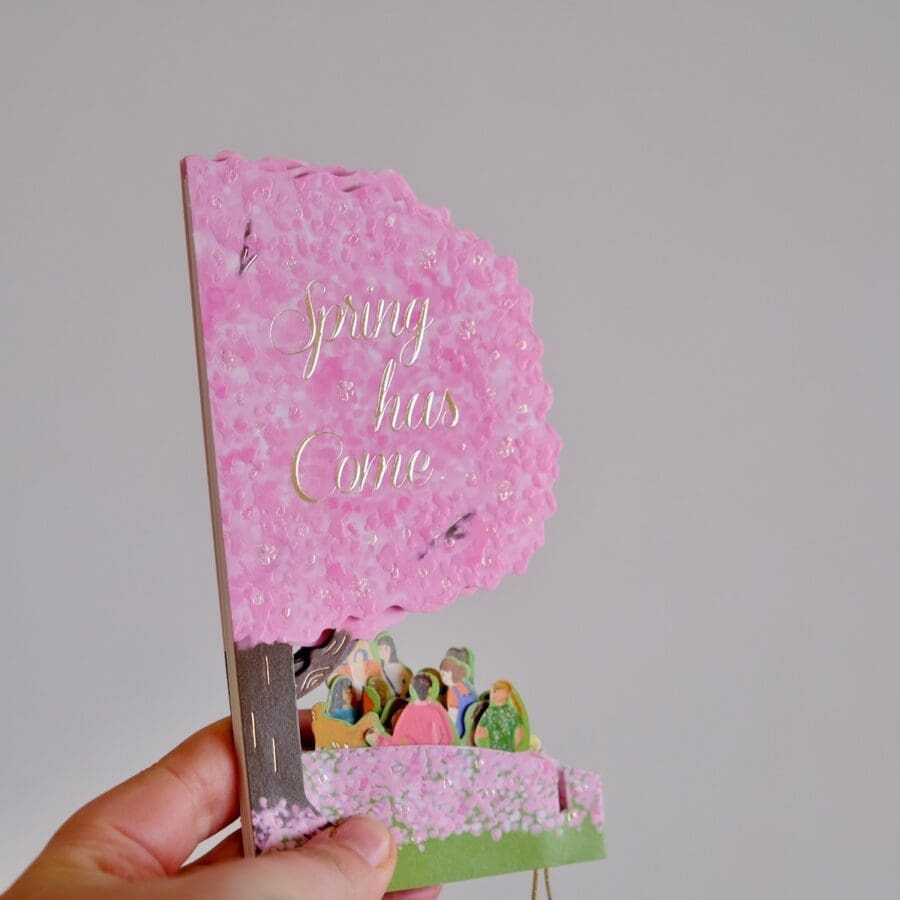 Carte Pop Up Cerisier En Fleurs – Image 3