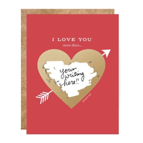 Carte à Gratter I Love You