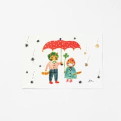 Carte Postale Pluie Etoiles Filantes - Aiko Fukawa