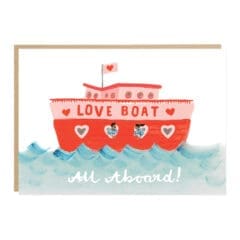 Carte All Aboard Love Boat