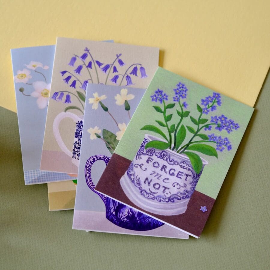 Carte Voeux Forget Me Not – Image 3