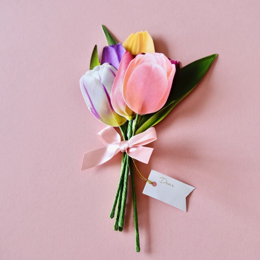 Carte Bouquet de Tulipes – Image 5