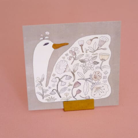 Carte Cygne Ivy Snow